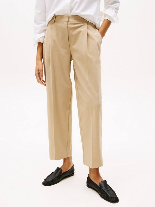 

Зауженные укороченные брюки Tommy Hilfiger, Beige