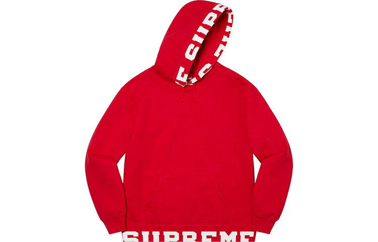

Толстовка Supreme Cropped Logos, черный / белый
