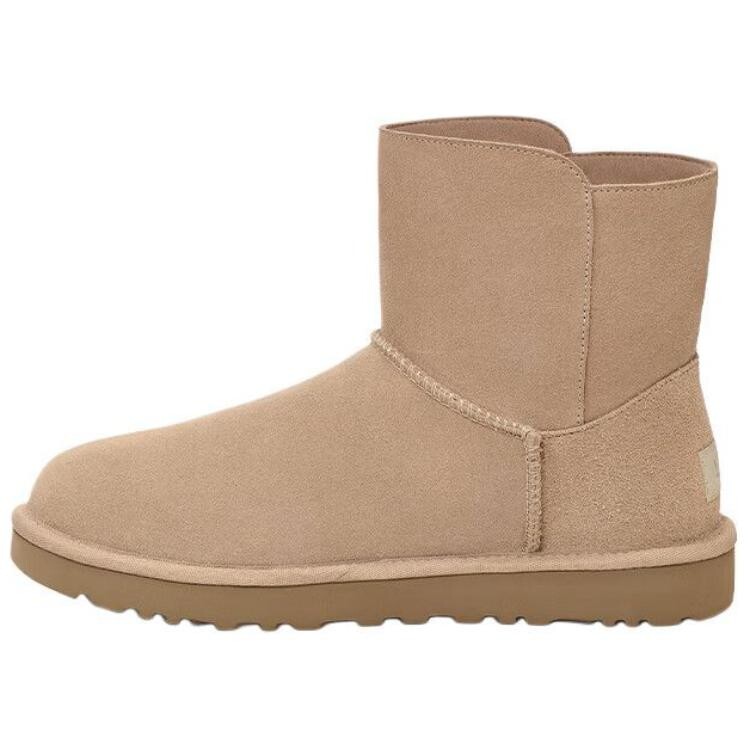 Ботинки зимние UGG короткие, песочный