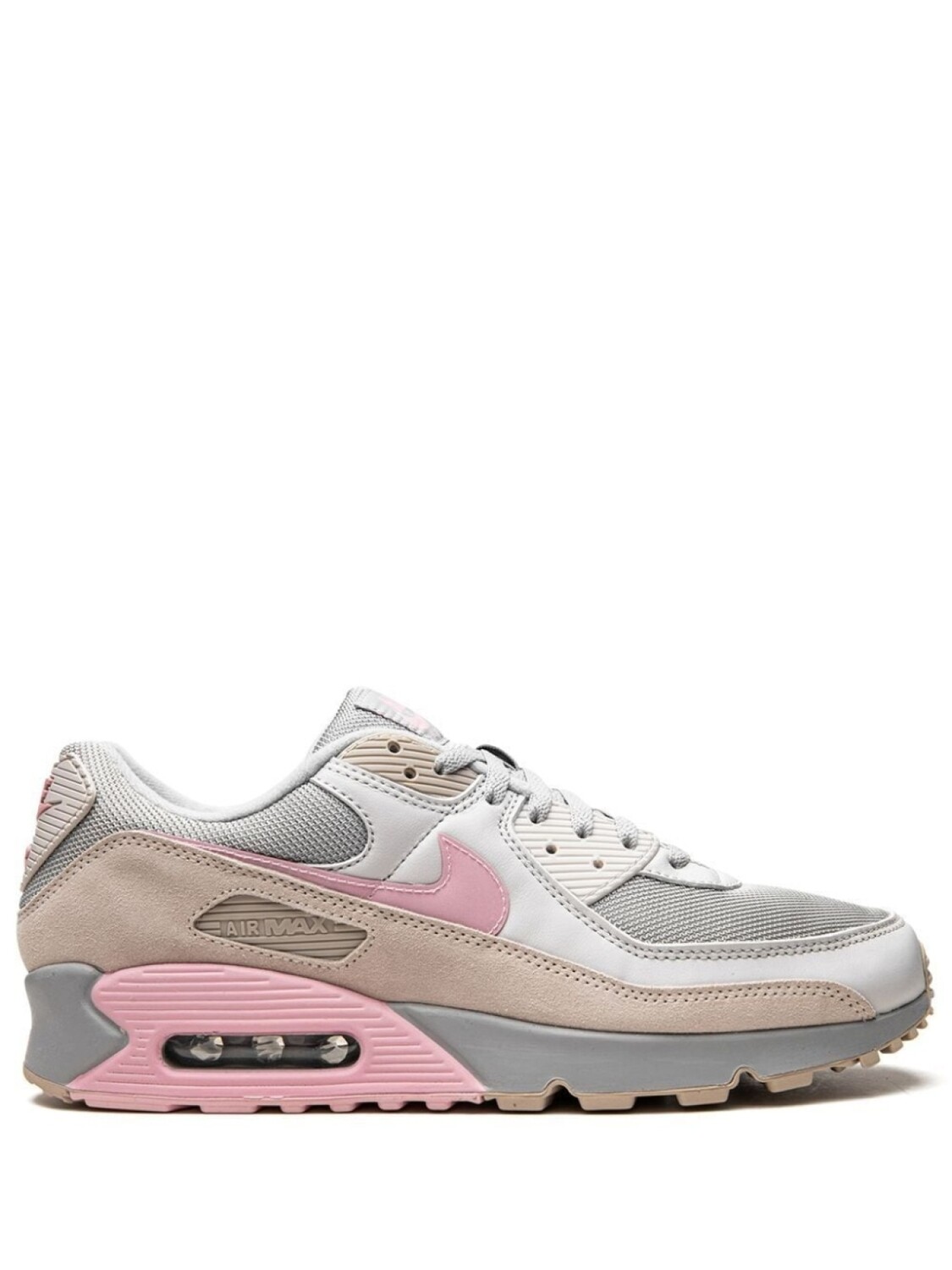 

Кроссовки Nike Air Max 90, серый/светло-розовый