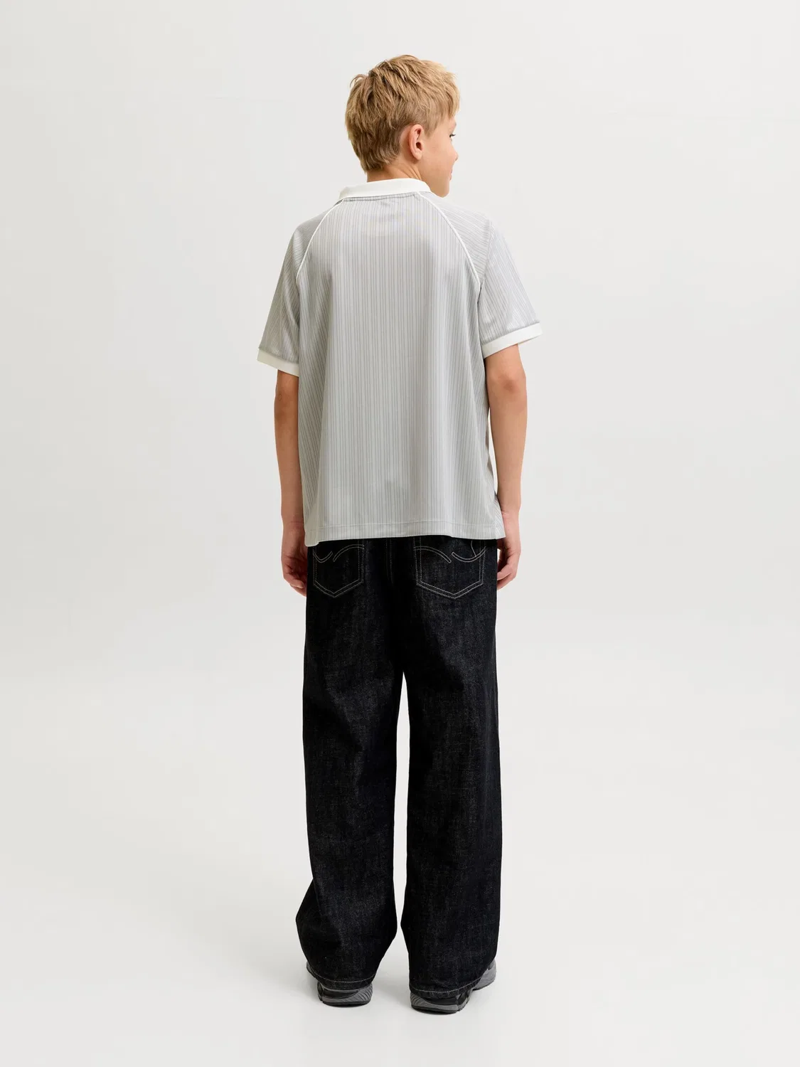 Футболка 'JCOEterna' Jack & Jones Junior, Grey/Anthracite/Light Grey — фото 4