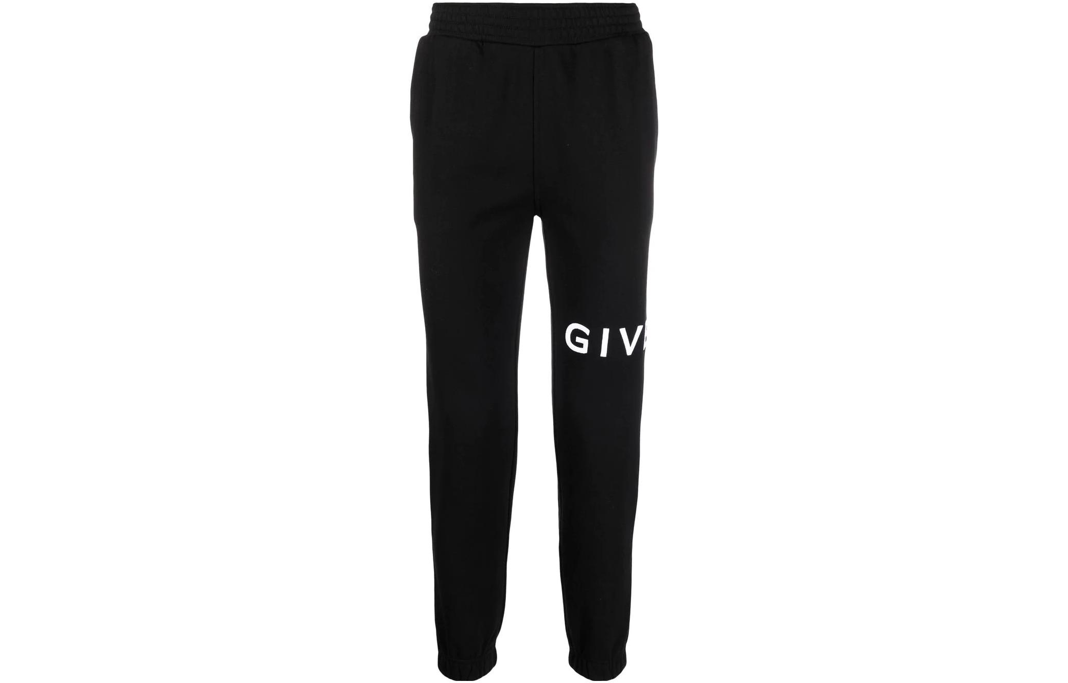 

Футболка с вышитым логотипом Givenchy, черная