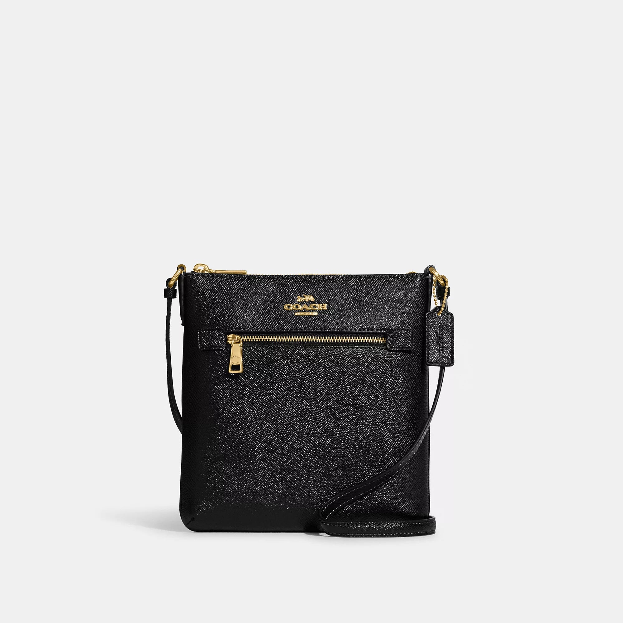 

Сумка для документов Coach Outlet Mini Rowan, цвет Gold/Black