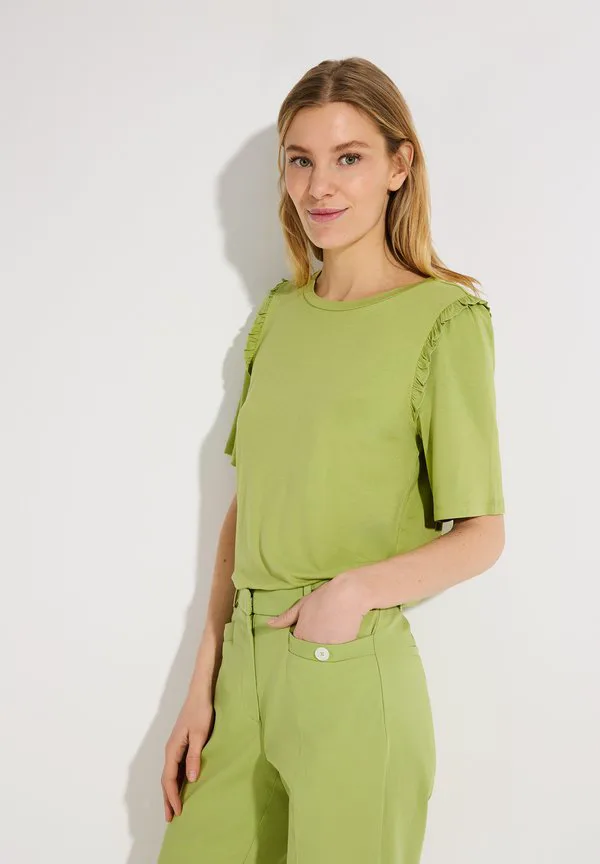 

Футболка с принтом süsses kurzarm rüschen More & More, Pistachio, Зеленый, Футболка с принтом süsses kurzarm rüschen More & More, Pistachio