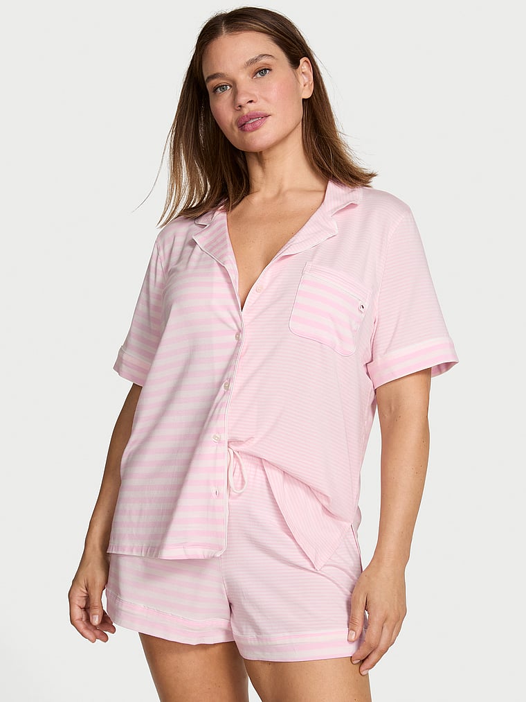 

Мягкий короткий пижамный комплект из модала Victoria'S Secret, modal soft print