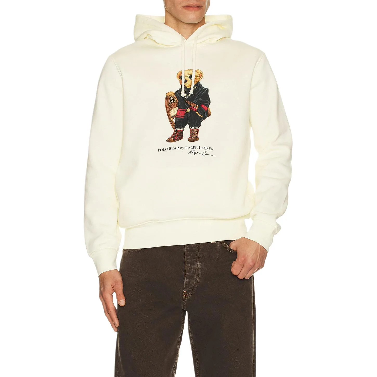 Толстовка Polo Bear мужская Polo Ralph Lauren, cream — фото 4