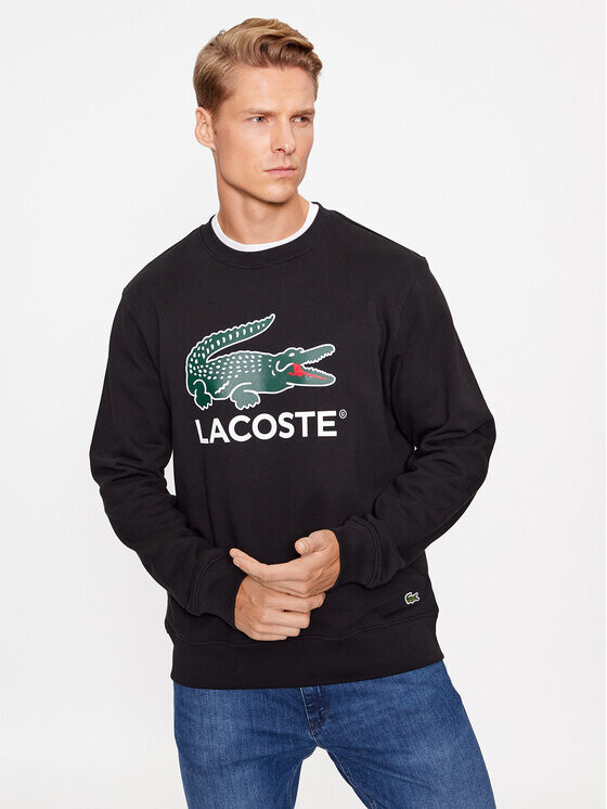 

Толстовка классического кроя Lacoste, черный