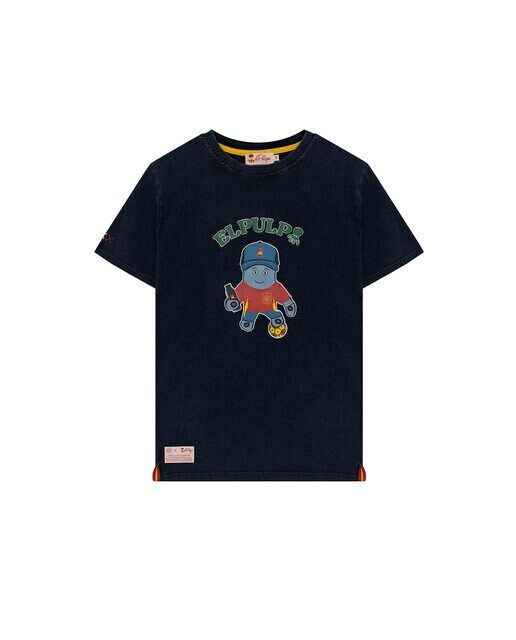 

Детская футболка с короткими рукавами El Pulpo x RFEF Elpulpo, темно-синий