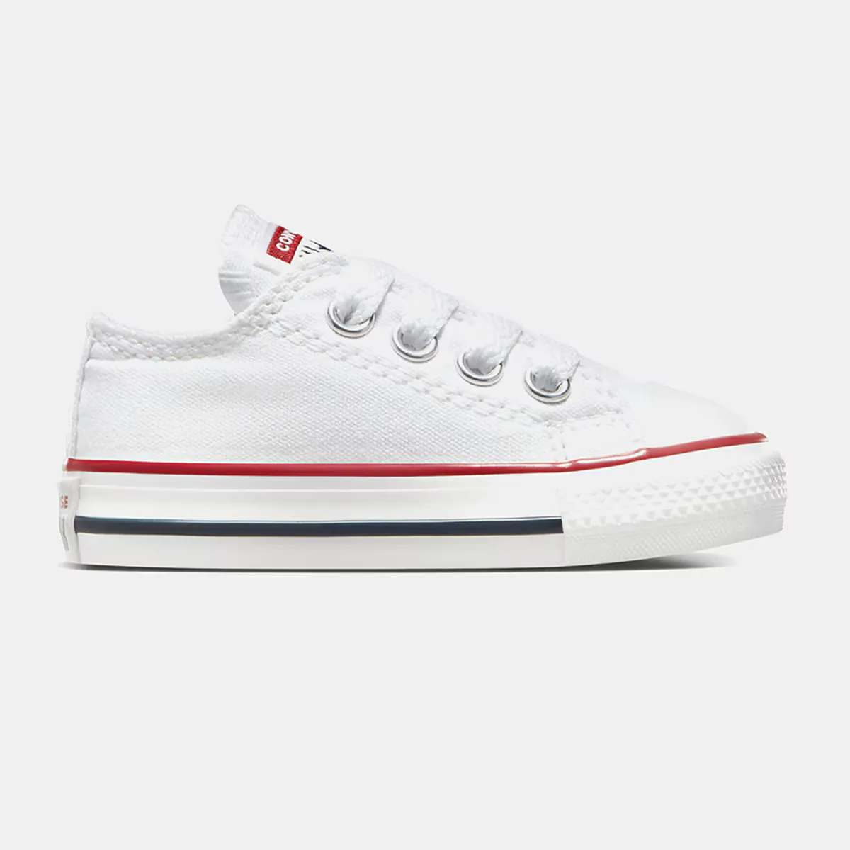 

Converse Chuck Taylor All Star Low Canvas повседневные кеды для малышей/малышей, белый