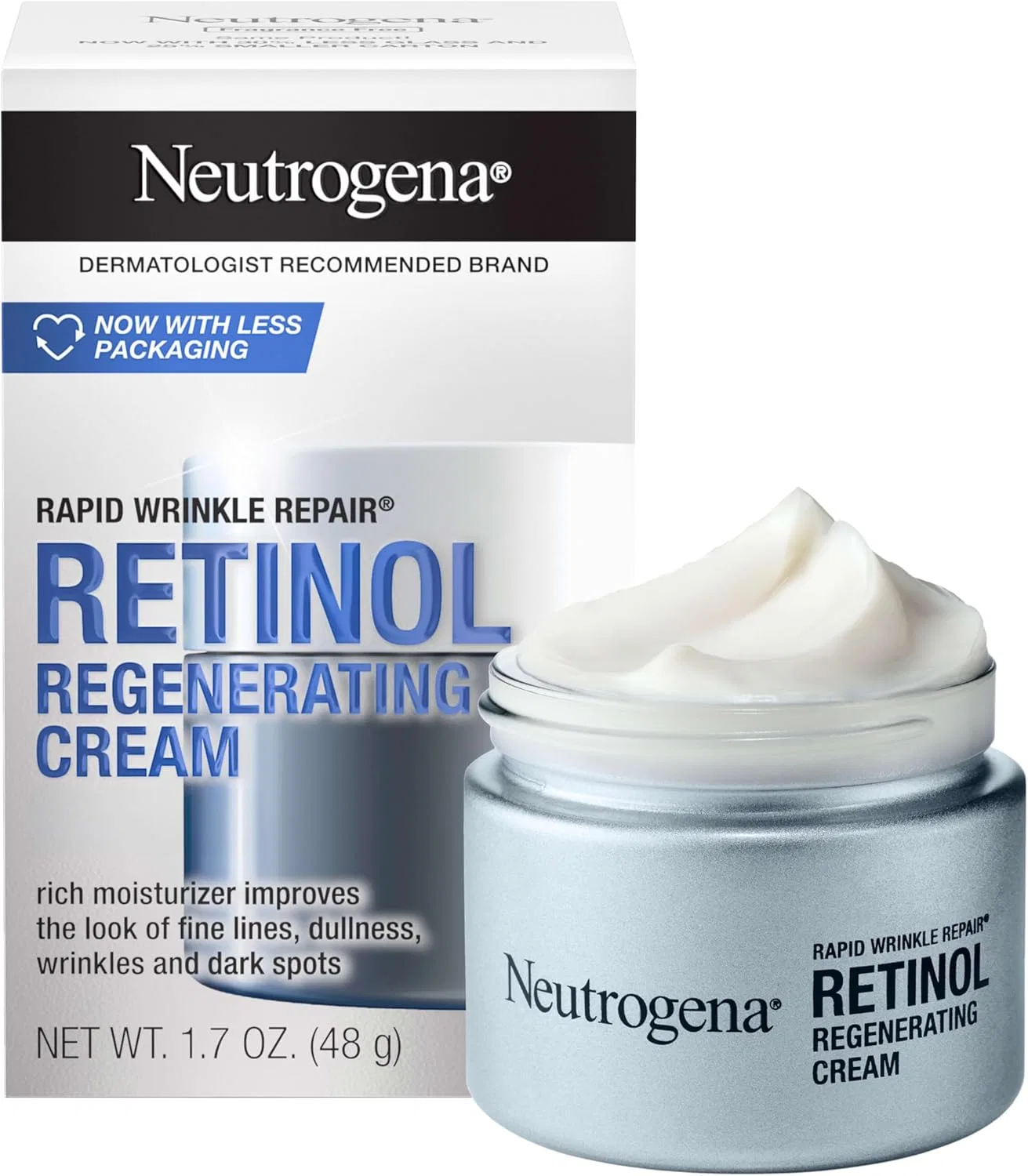 Крем для лица SPF NEUTROGENA Дневной Rapid Wrinkle Repair Retinol с гиалуроновой кислотой
