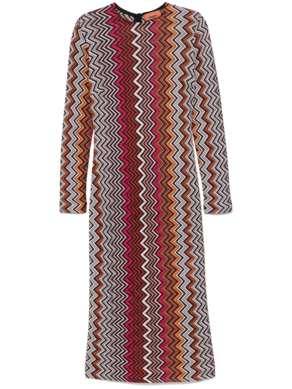 

Платье миди Missoni с зигзагом, белый