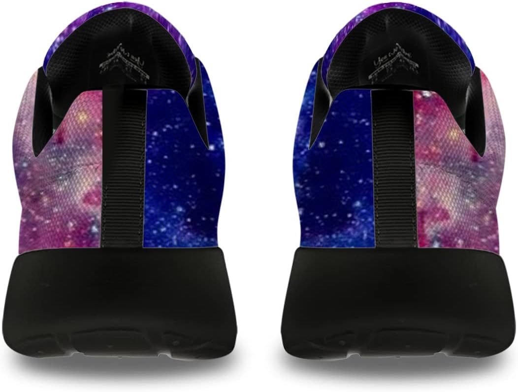 Кроссовки Horethy Galaxy для женщин и мужчин, беговые кроссовки, дышащие кроссовки для ходьбы и тенниса, космические кроссовки, подарки, мультиколор — фото 3