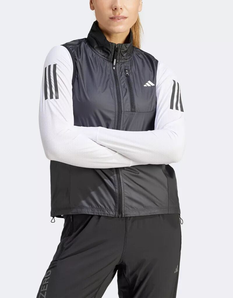

Черная беговая майка adidas Own The Run adidas performance