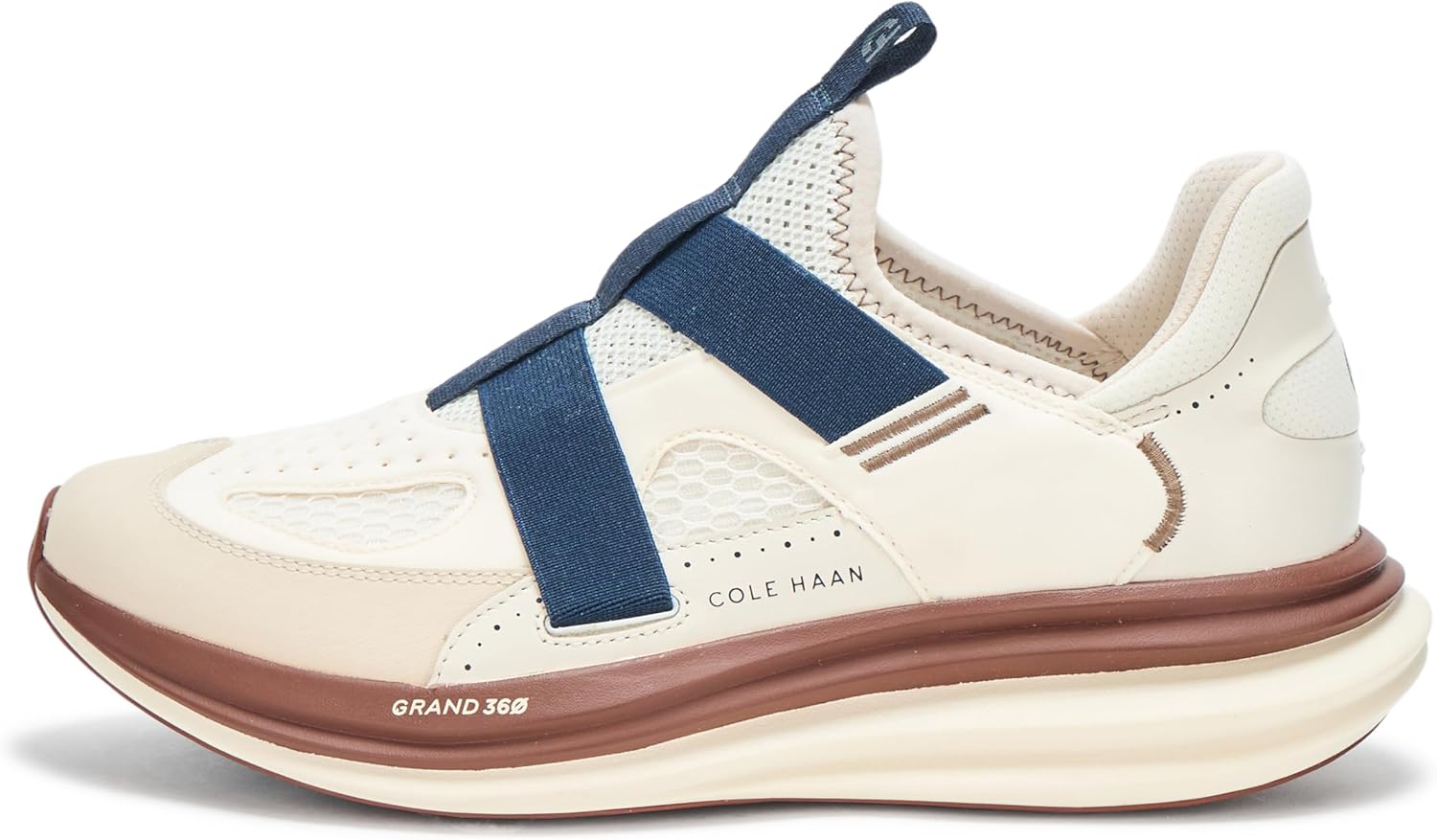 Мужские кроссовки Cole Haan Originalgrand Quadstar Monkstrap, слоновая кость — фото 2