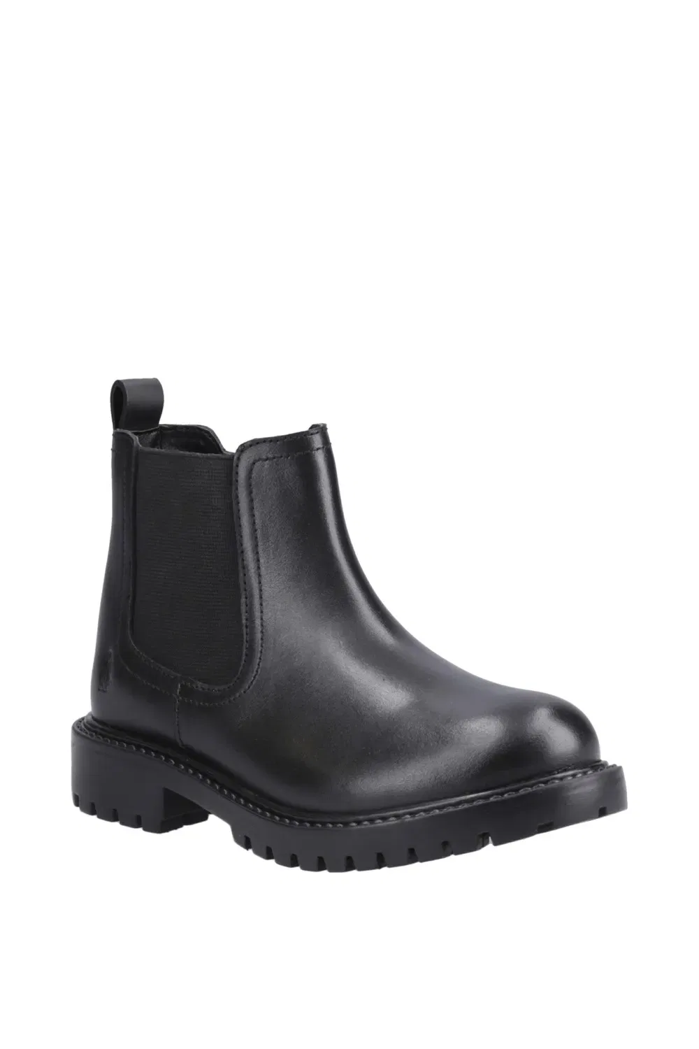 Ботинки челси для девочек с утолщенной подошвой Hush Puppies, черный