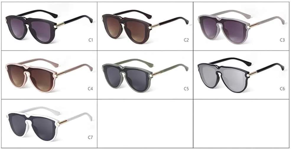 

Крупные солнцезащитные очки для женщин и мужчин с градиентной защитой UV400 для занятий спортом на открытом воздухе, бега и езды на велосипеде Generic, C1