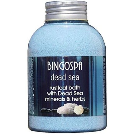 

BINGOSPA Рустикальная ванна Мертвого моря с солью Мертвого моря и пеной для ванн для увлажнения и регенерации кожи 620г