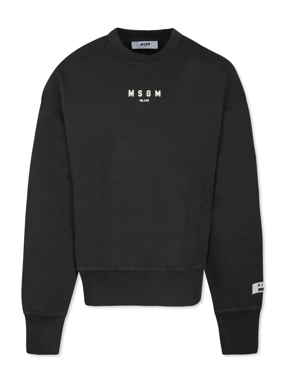 

Толстовка с логотипом MSGM Kids, черный