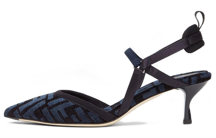 

Туфли Colibri High Heels женские синие Fendi