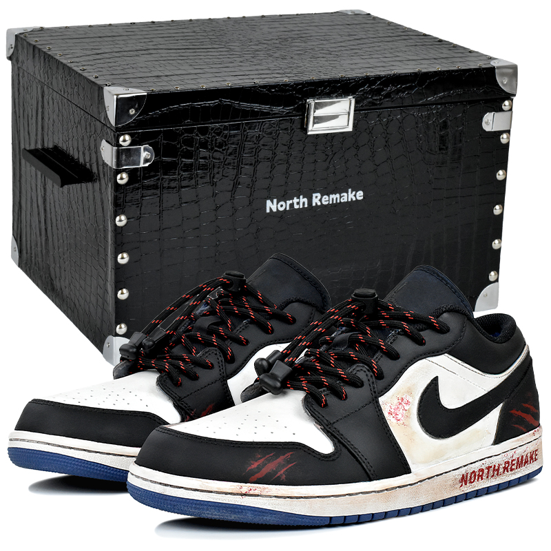 

Air 1 устойчивые к истиранию низкие баскетбольные кроссовки мужские Jordan, Dark Flame Iridescent-Gift Box 4