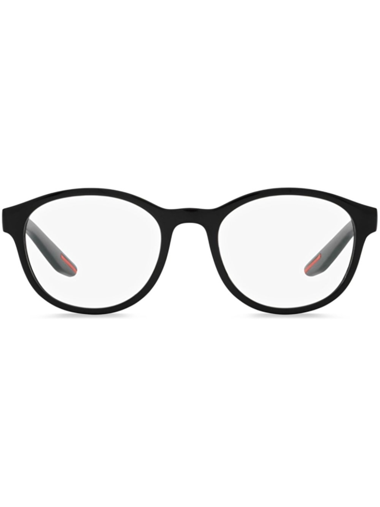 

Prada Linea Rossa очки PS 07PV в круглой оправе, черный