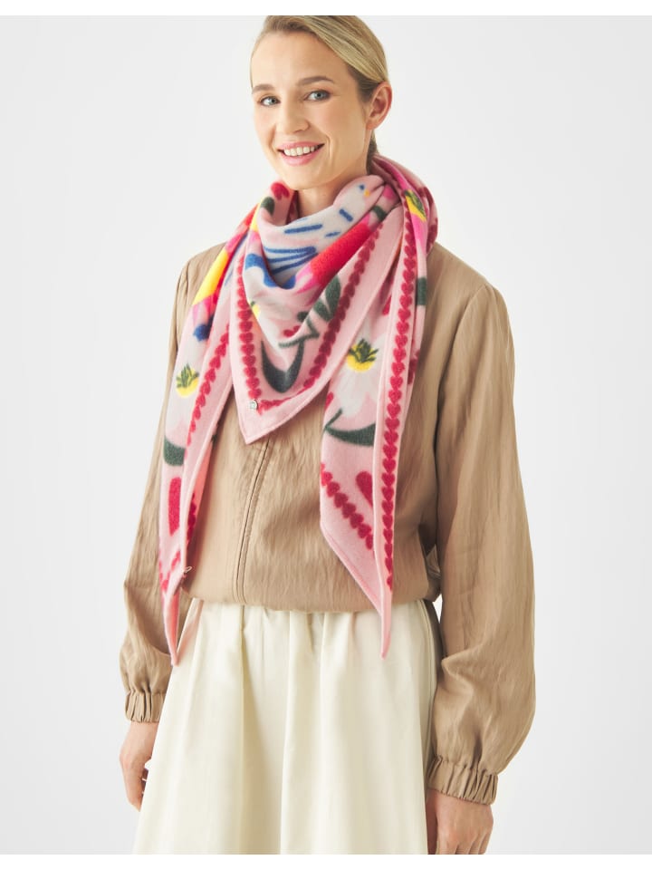 

Codello Треугольный шарф розового цвета