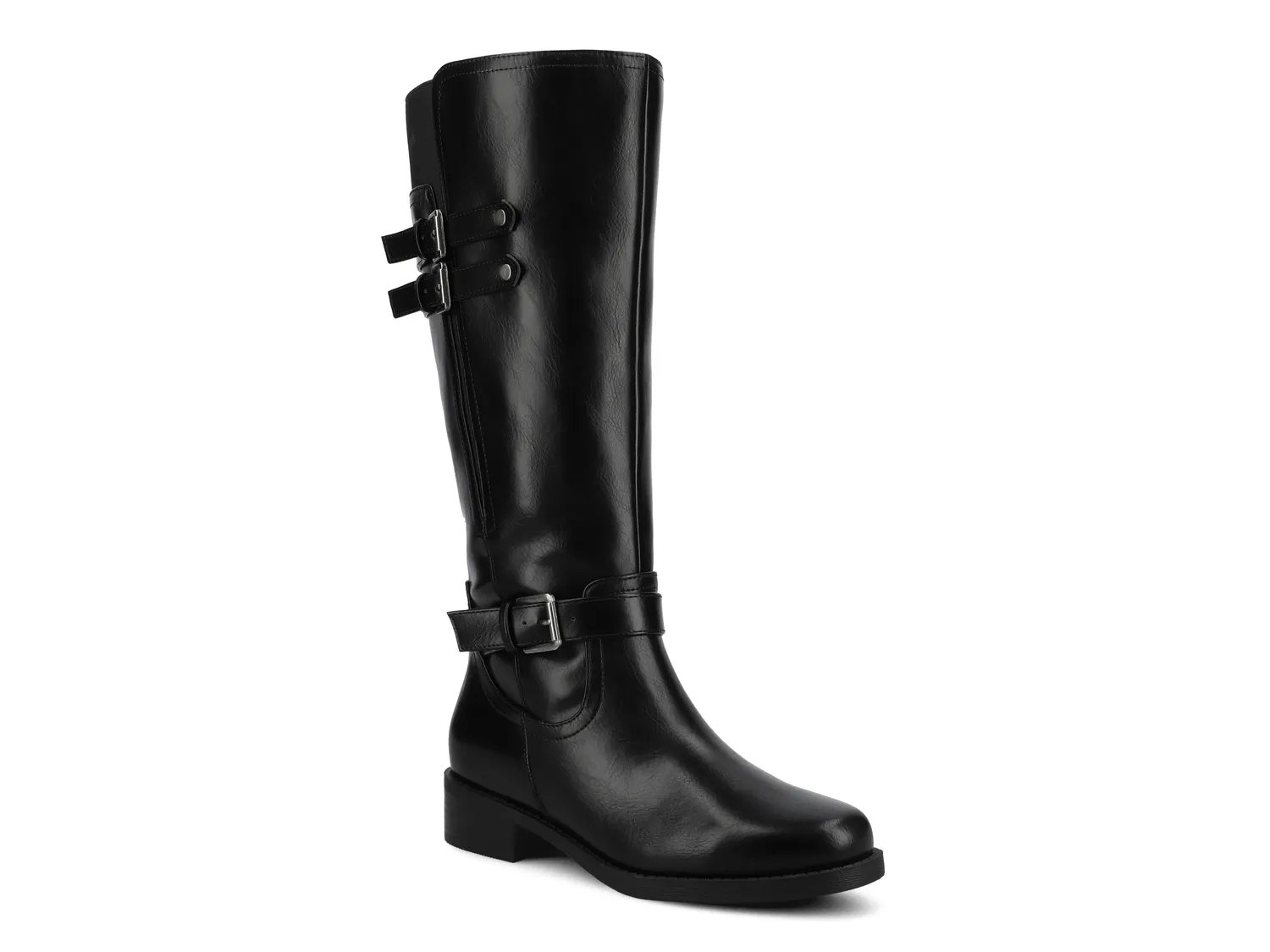 Ботинки Journee Sonny Wide Calf Boot, черный