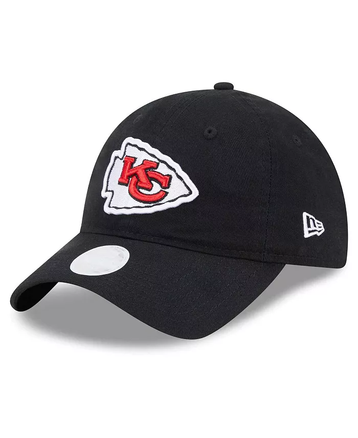 

Женская черная регулируемая кепка Kansas City Chiefs Main Core Classic 2.0 9TWENTY New Era