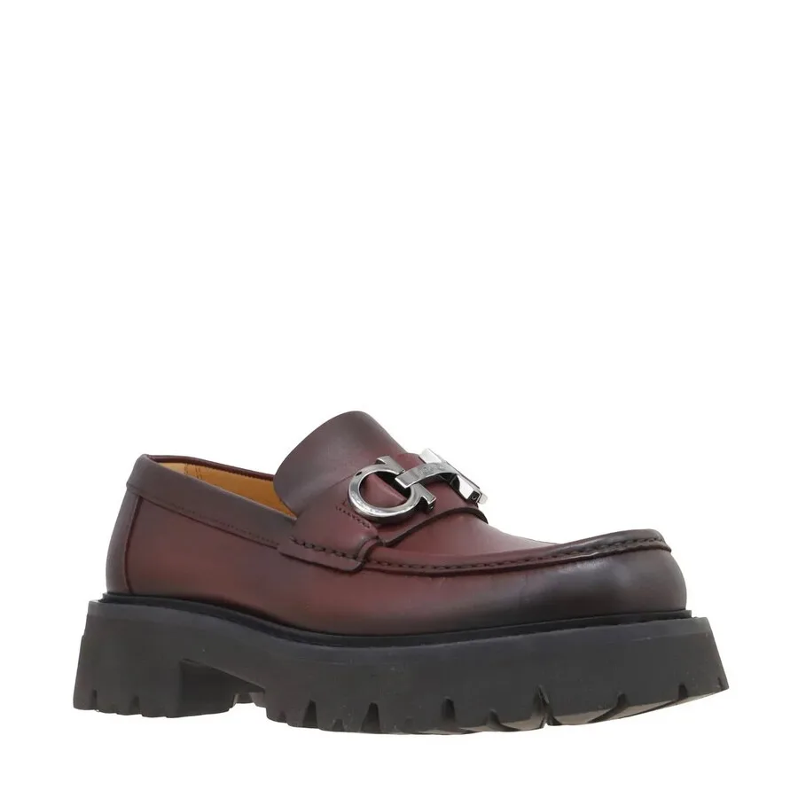 Мокасины Ferragamo Chunky с орнаментом Gancini, фиолетовый — фото 2
