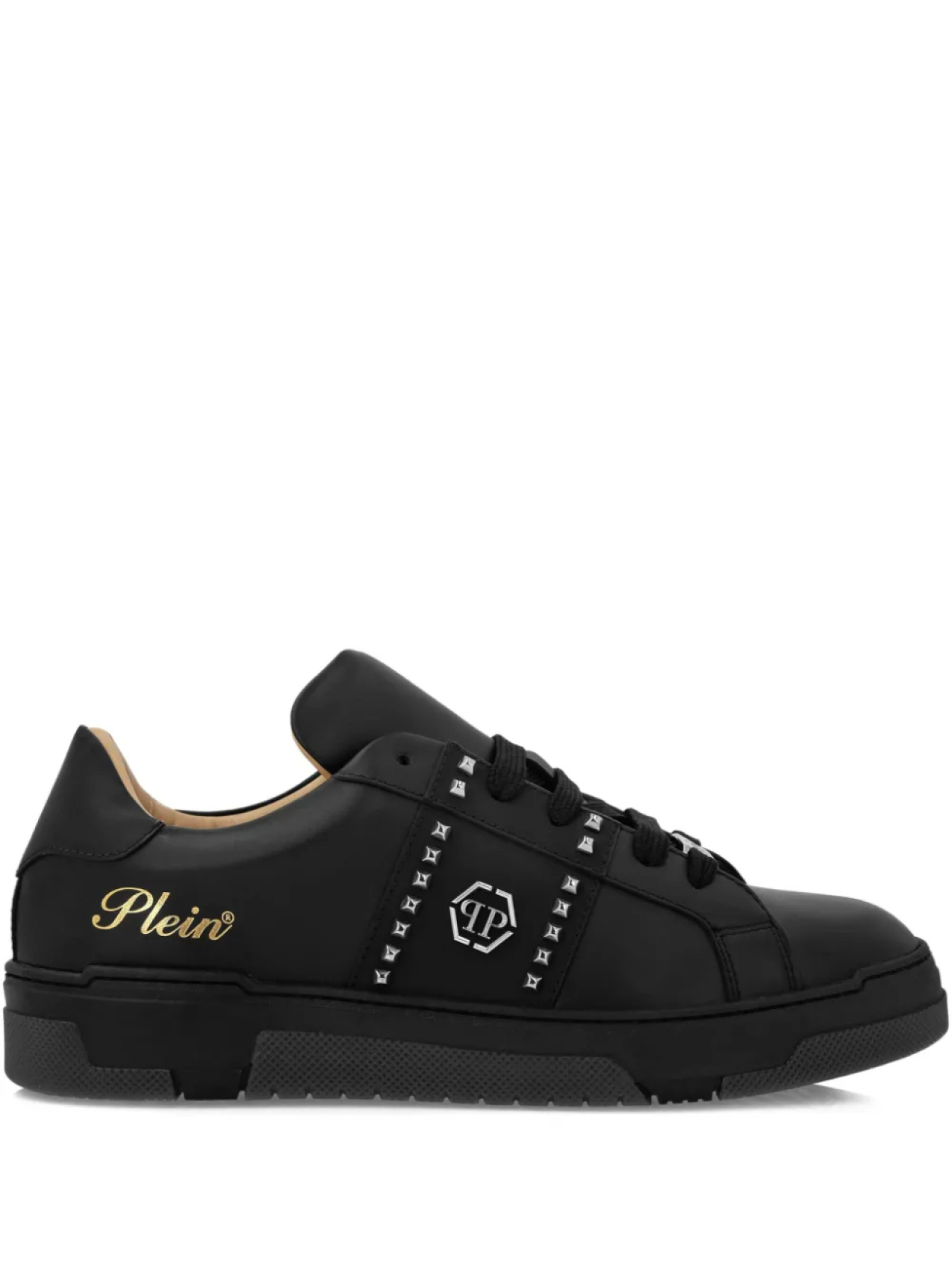 

Кожаные кроссовки Philipp Plein, черный
