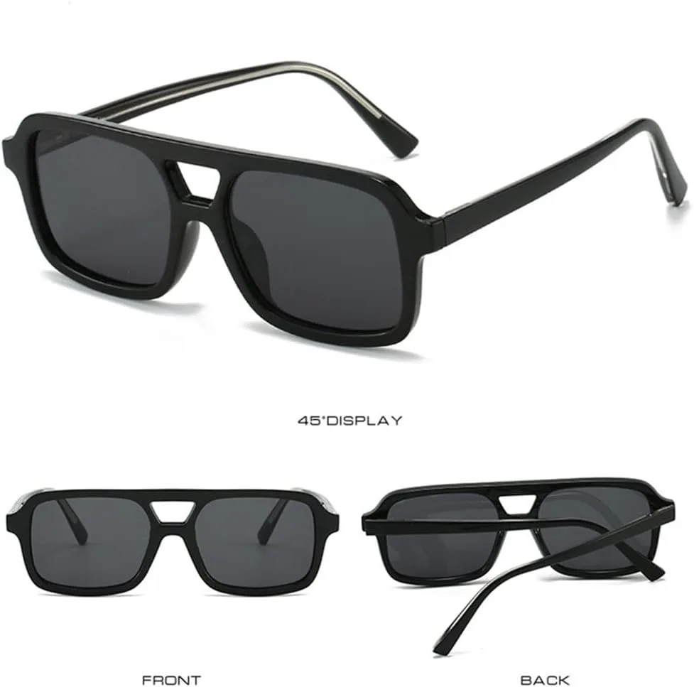 

Солнцезащитные очки Candy Color UV400 с двойной перемычкой в ​​стиле панк для мужчин и женщин, для занятий спортом на открытом воздухе и путешествий UYPTK, Grey Clear