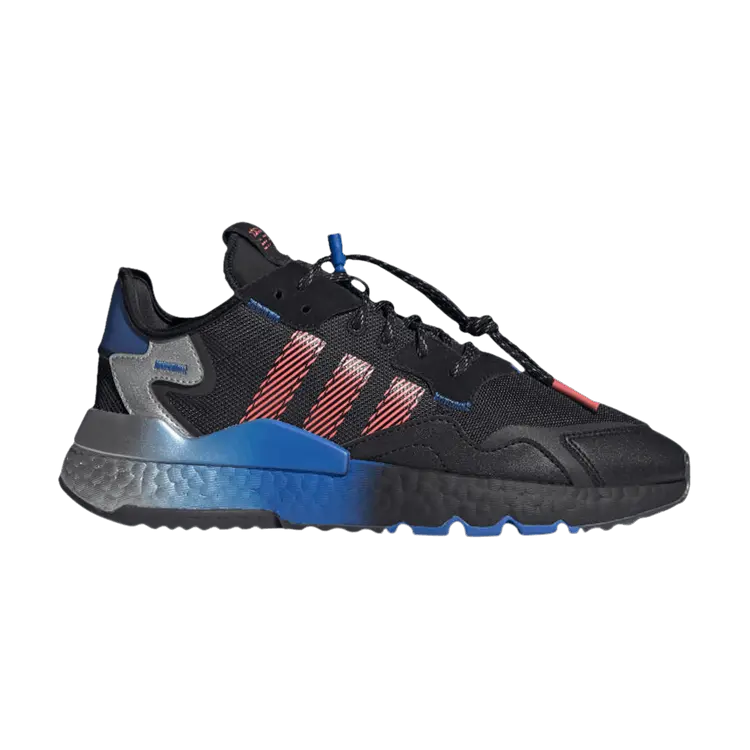 

Кроссовки Adidas Nite Jogger, Black Flash Red Blue