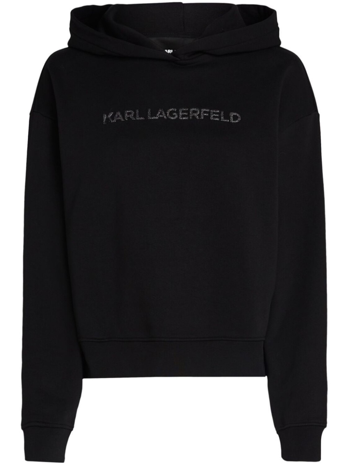 

Толстовка с блестящим логотипом Karl Lagerfeld, черный