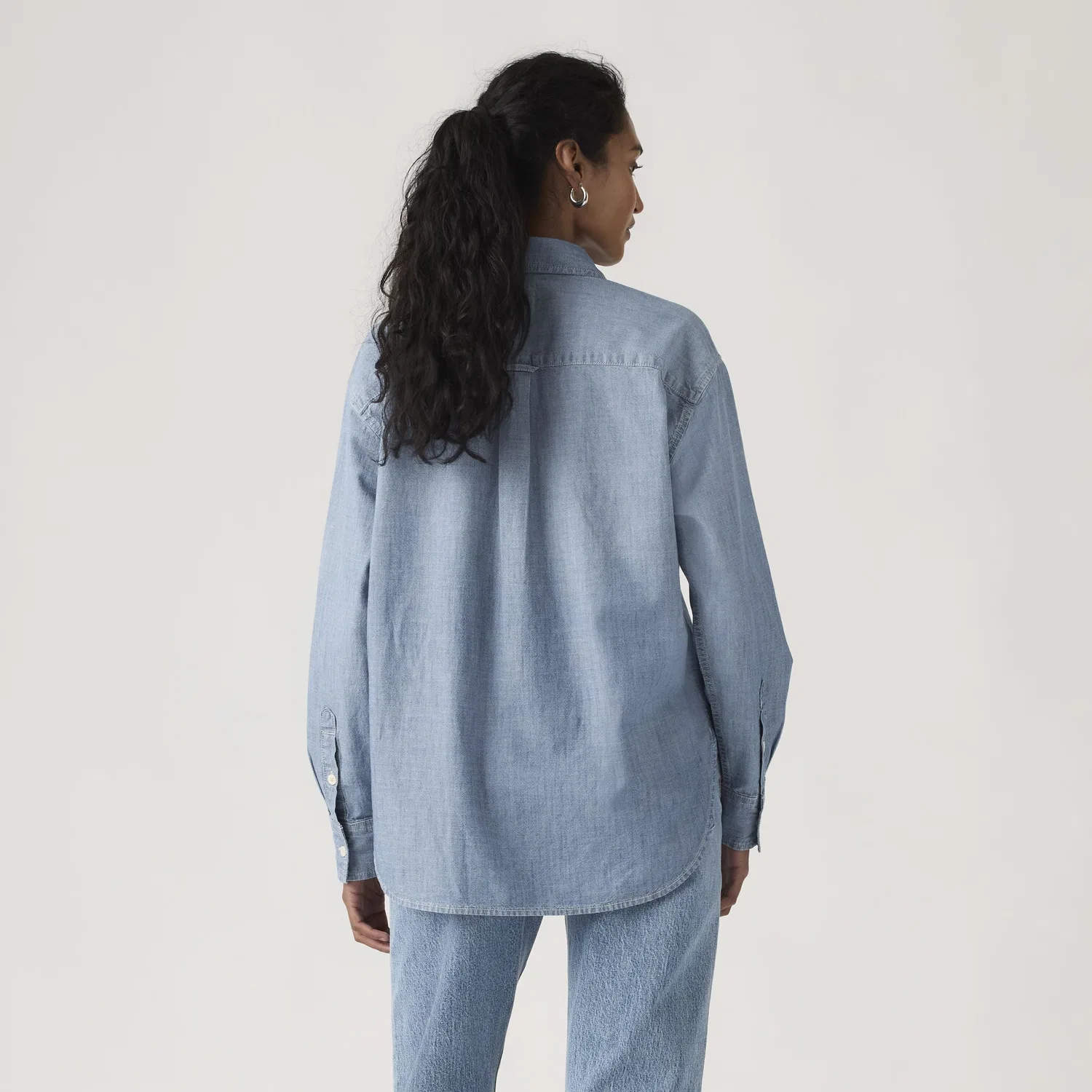 Футболка "Харли Бойфренд" Levi's, Medium Wash — фото 4