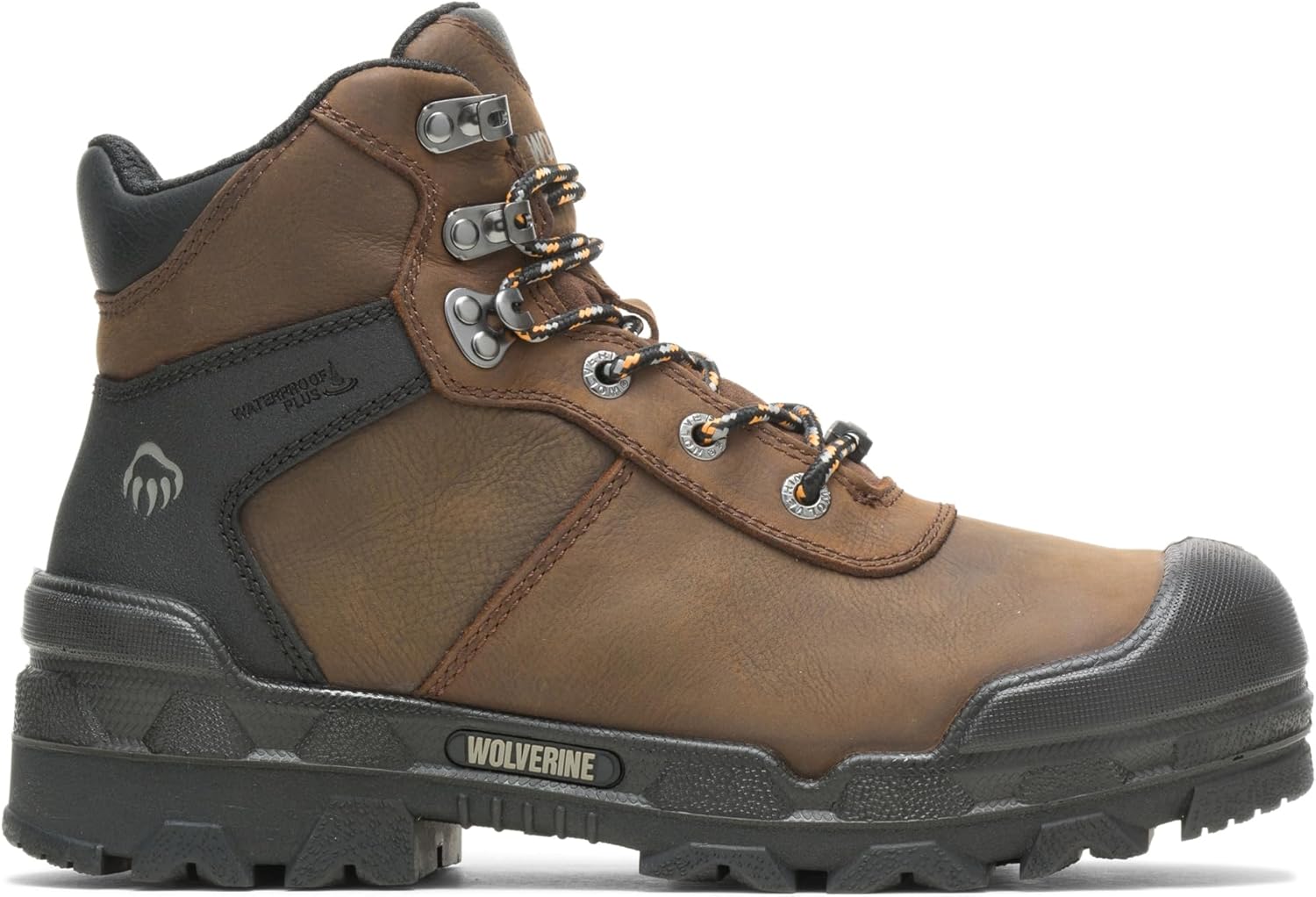 

Мужские ботинки WOLVERINE W10942 Warrior 6" Met Wp - Темный кофе, мультиколор