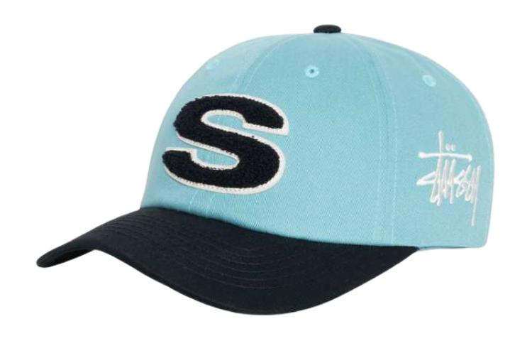 

Хлопковая бейсболка унисекс голубая Stussy