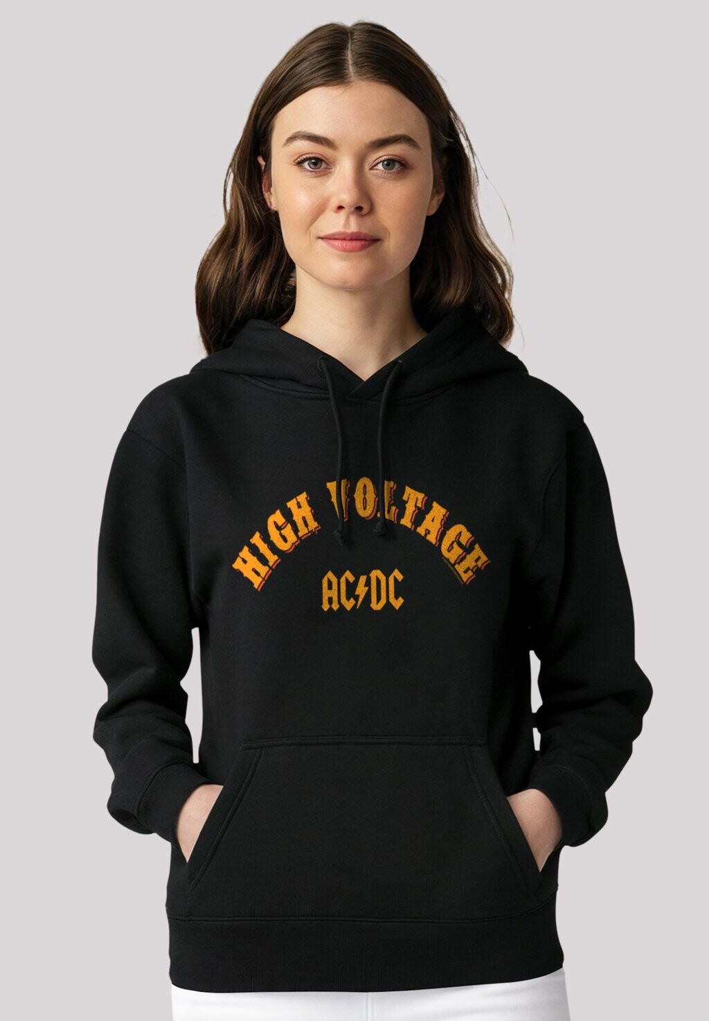 

Толстовка с капюшоном AC/DC MUSIK BAND HIGH VOLTAGE F4NT4STIC, черный