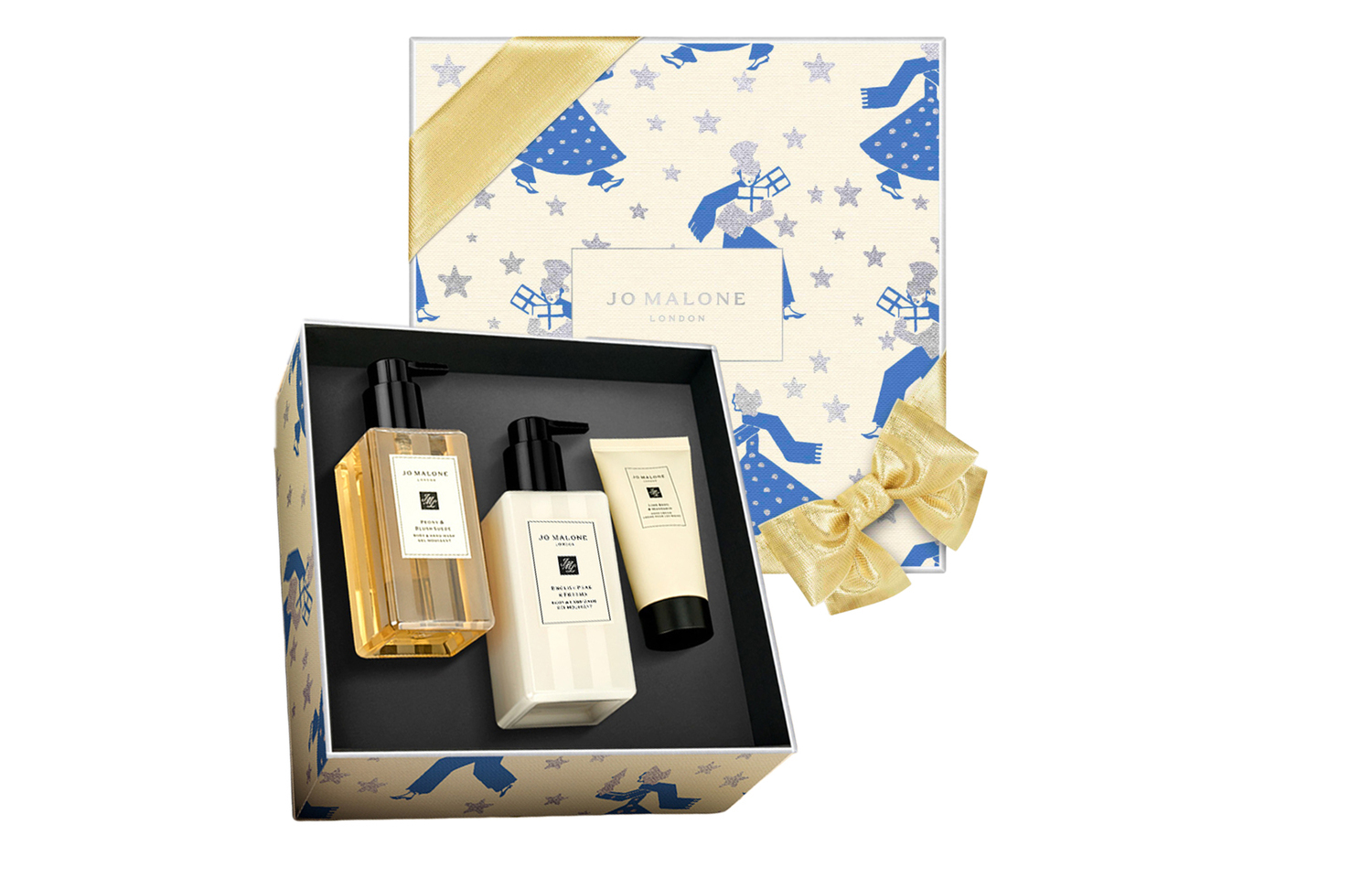 Jo Malone London Zumalong подарочный набор для ухода British Pear и Small Bluebell очищающий 50ml+250ml+250ml — фото 4