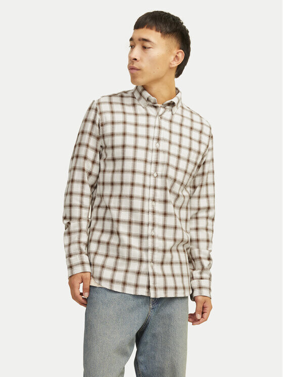 

Комфортная рубашка Jack&Jones, бежевый