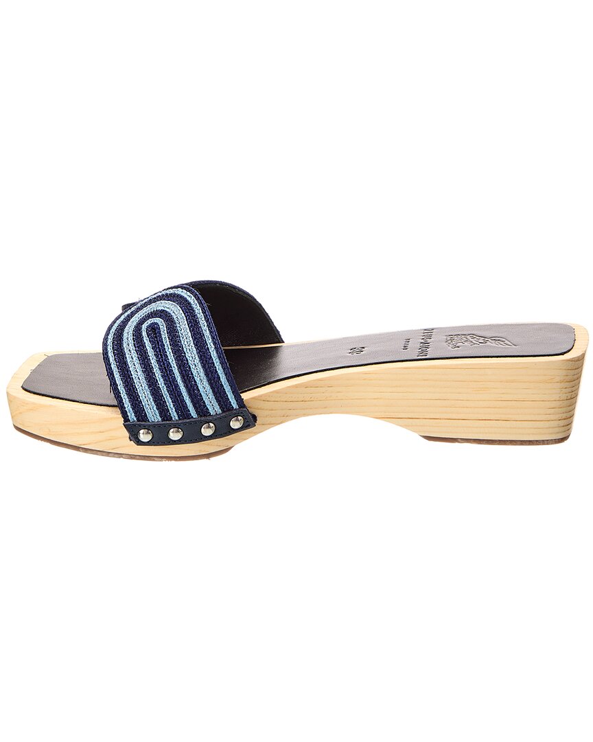 Древнегреческие сандалии The Harness Clog Ancient Greek Sandals, синий — фото 2