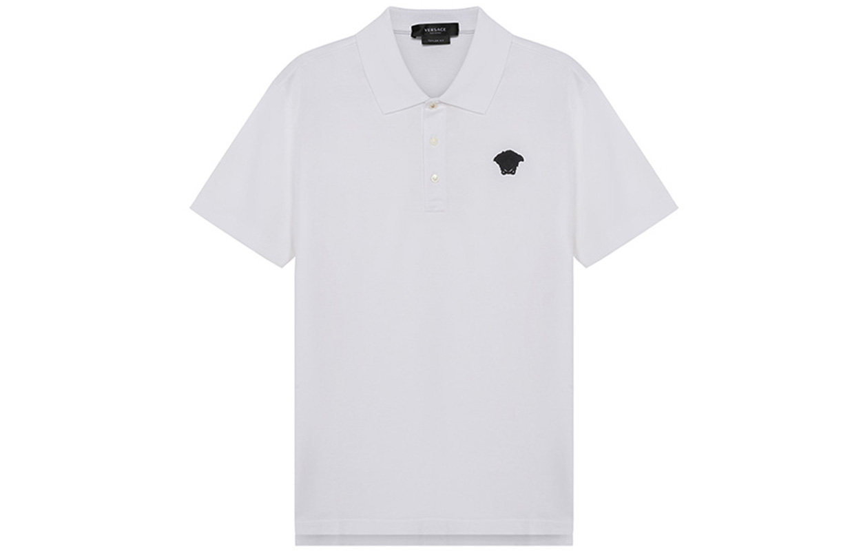

VERSACE Белая поло для мужчин