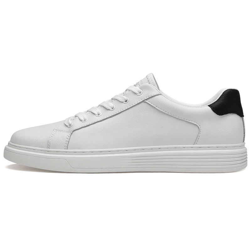 

Mulinsen Мужские низкие скейтбордские кеды белые, цвет White[Leather Shoe Size: Athletic Shoes 41 = Size 40 in This Model]