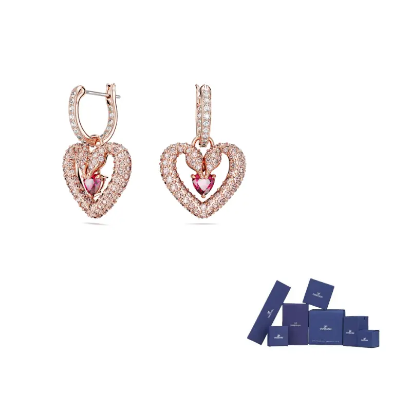 

Swarovski Серьги с розовым золотым покрытием Unisex Gold