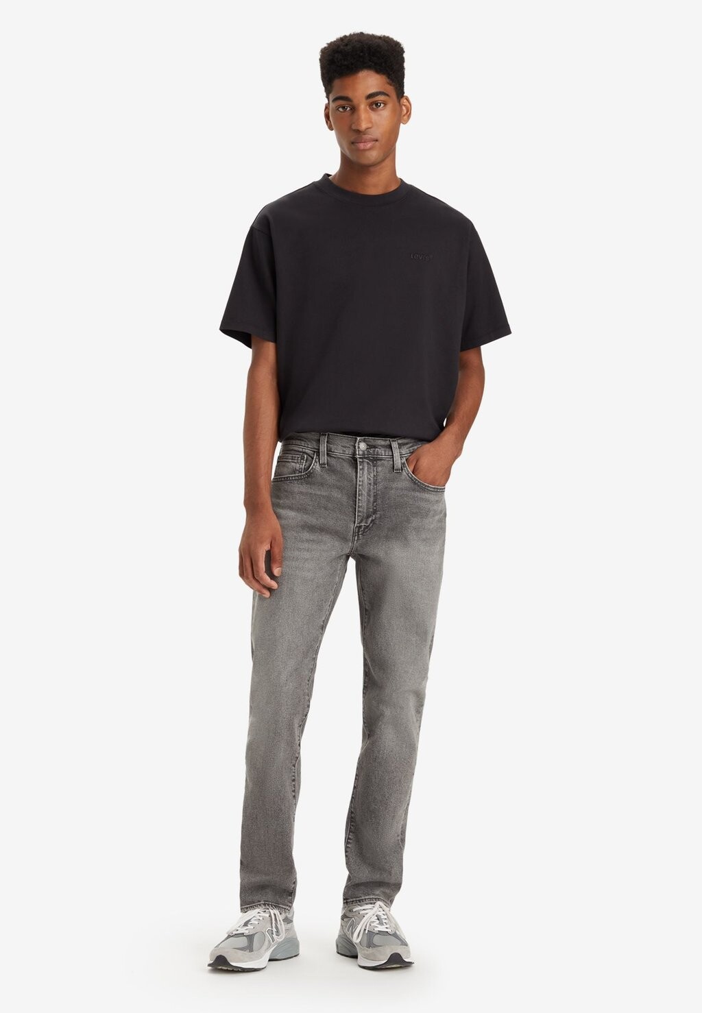 Джинсы узкого кроя 502 Taper Levi's, цвет grey denim