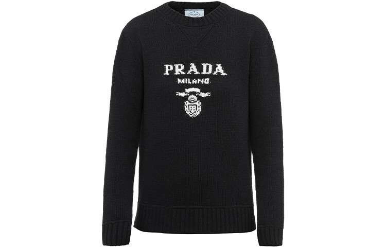 

Кашемировый свитер женский черный Prada