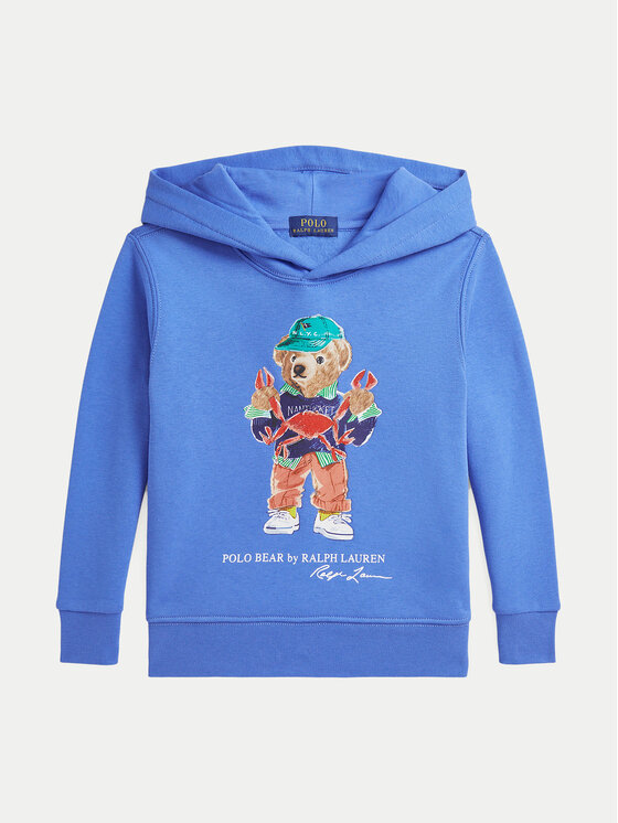 

Свободный крой толстовки 322973124001 Polo Ralph Lauren, синий