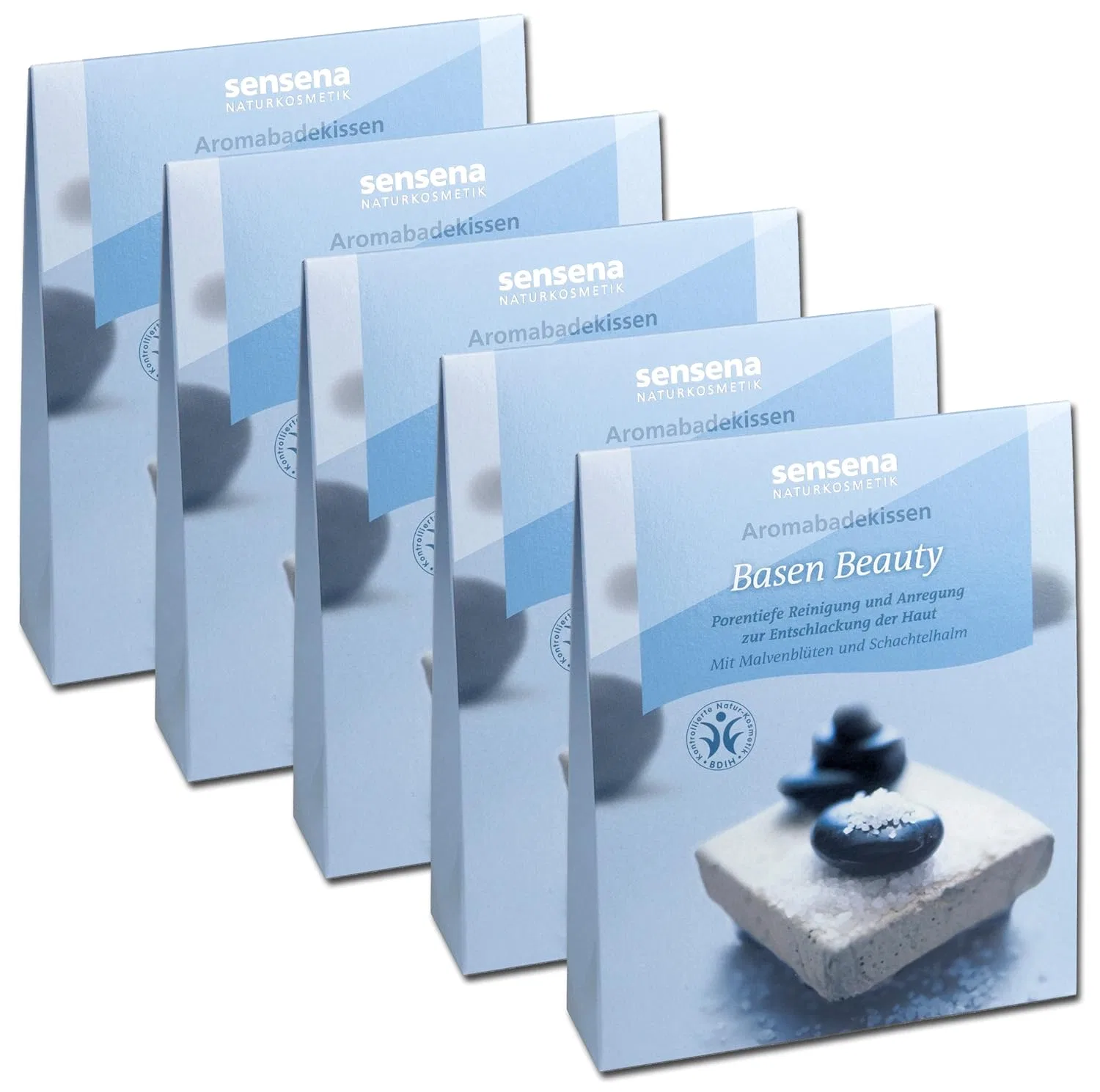Набор ароматических подушечек для ванны Basen-Beauty от Sensena, 5 x 60 г Sensena