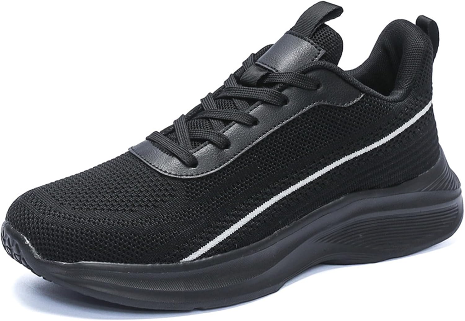 

Мужские прогулочные туфли с поддержкой - легкие кроссовки, дышащие ортопедические Generic, черный