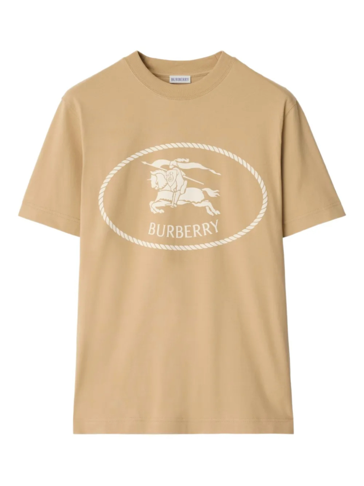 

Burberry футболка Knight Stamp, нейтральный