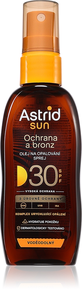 

Солнцезащитное масло SPF 30 Astrid, 70 мл